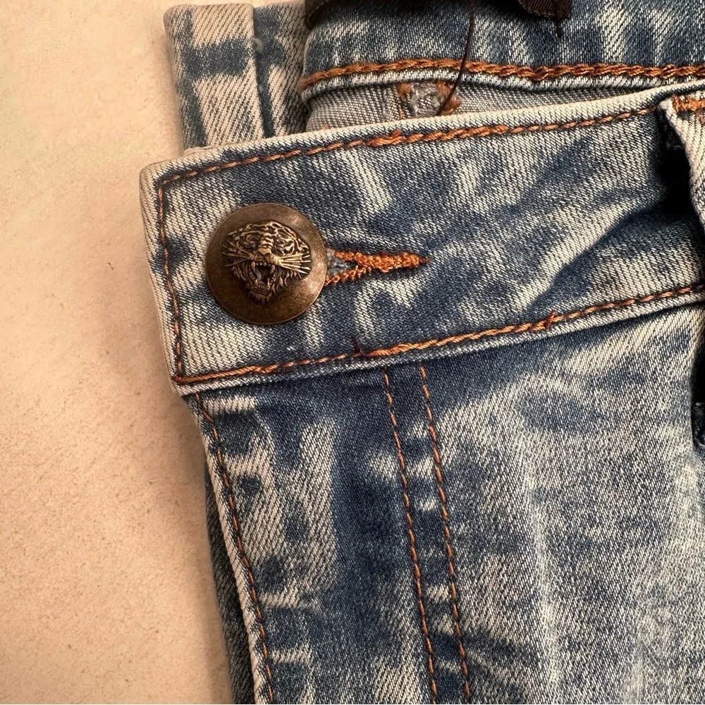Ed Hardy Women's Blue Denim Jeans - Picture 2 of 7